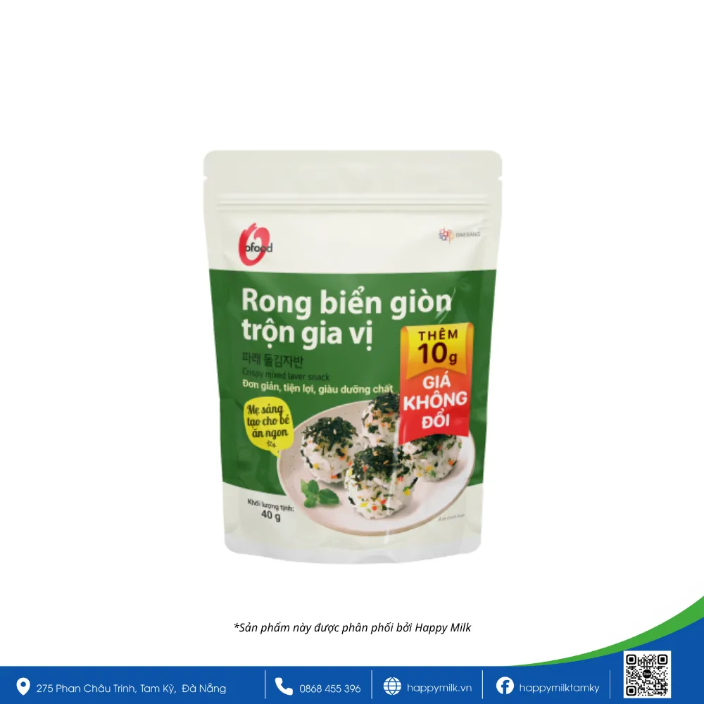 Rong biển giòn trộn gia vị